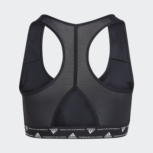 Negro Top Deportivo Powerreaction Techfit Soporte Medio