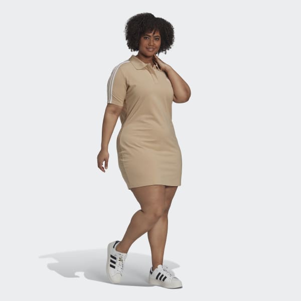 Bege Vestido Adicolor Classics (Plus Size) KA140