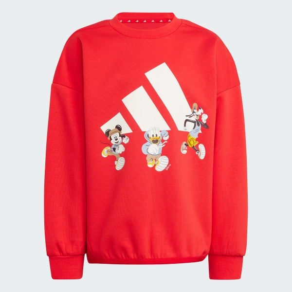 adidas x Disney Mickey Mouse Sweatshirt Kids - Red | Free