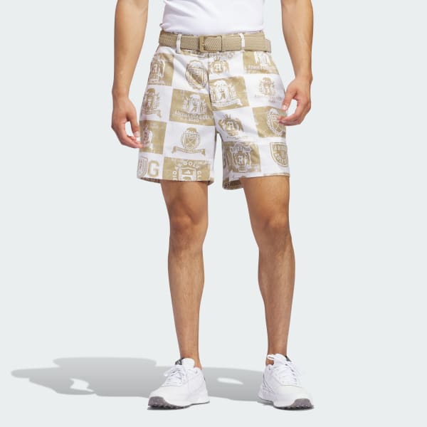 Beige Go-To Printed Shorts
