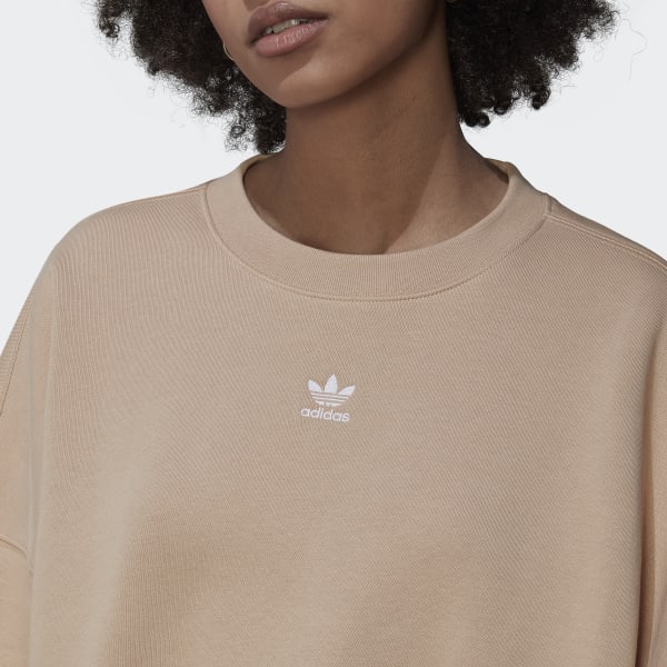 Bege Sweatshirt em Fleece Adicolor Essentials