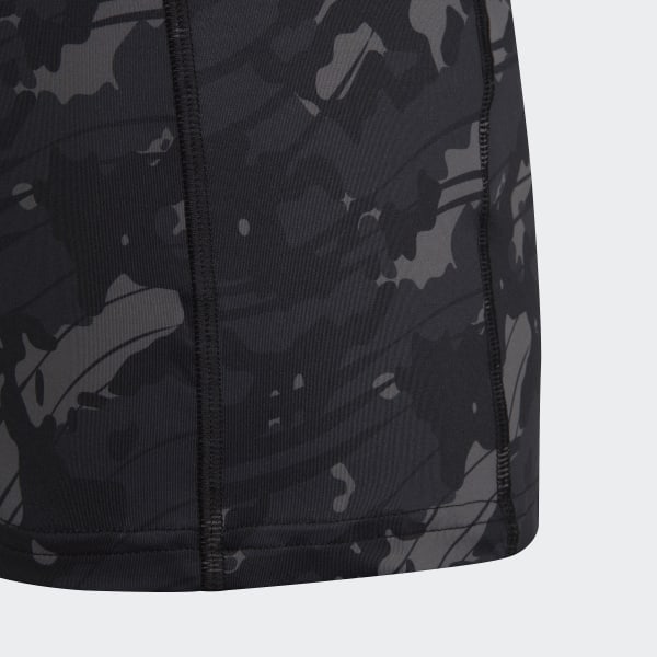 sedá Tričko AEROREADY Techfit Camo-Printed
