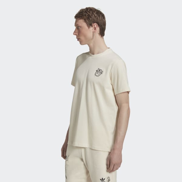 Branco T-shirt adidas Originals x André Saraiva TK782