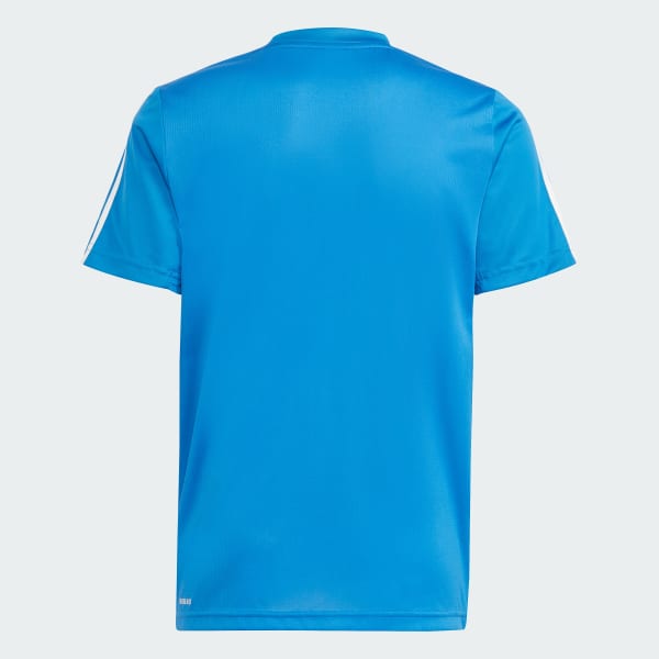 Azul Camiseta Train Essentials AEROREADY 3 Rayas Ajuste Clásico