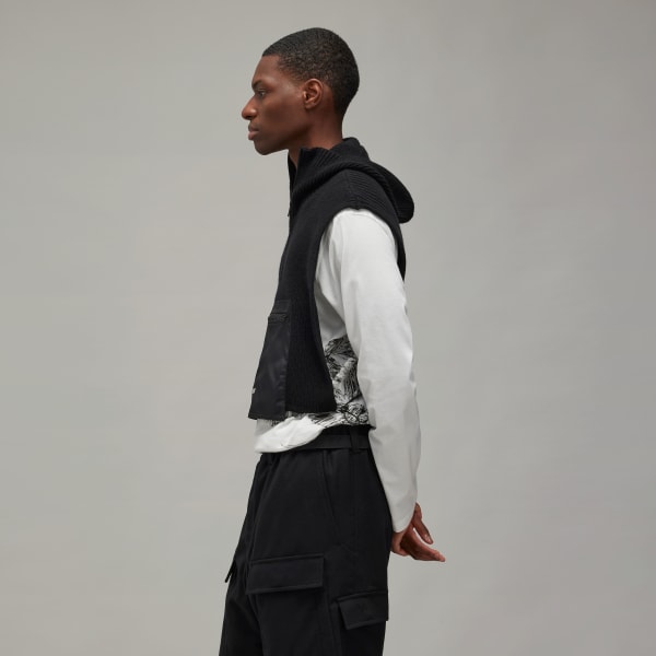 adidas Y-3 Hooded Vest - Black | Free Shipping with adiClub