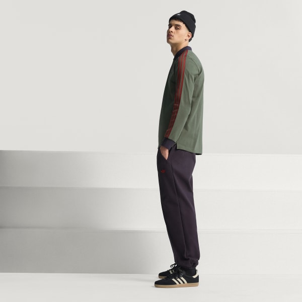 Zielony Koszulka polo z długim rękawem FC Bayern Monachium Terrace Icons