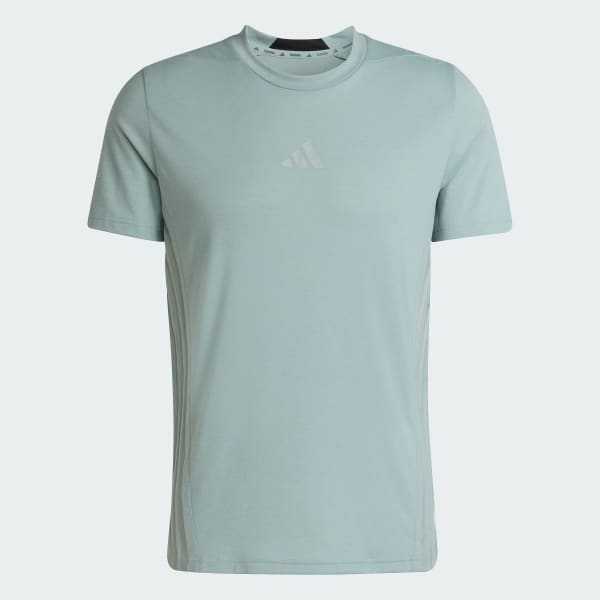 Verde Camiseta Designed 4 Training con 3 Rayas