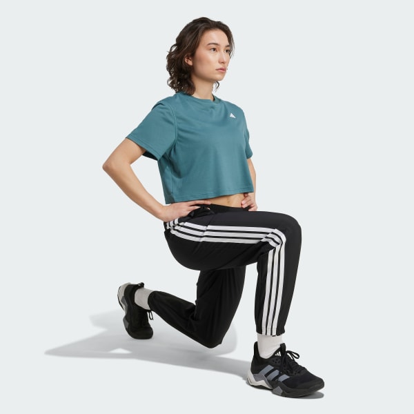 Green Train Essentials Boxy Workout Tee