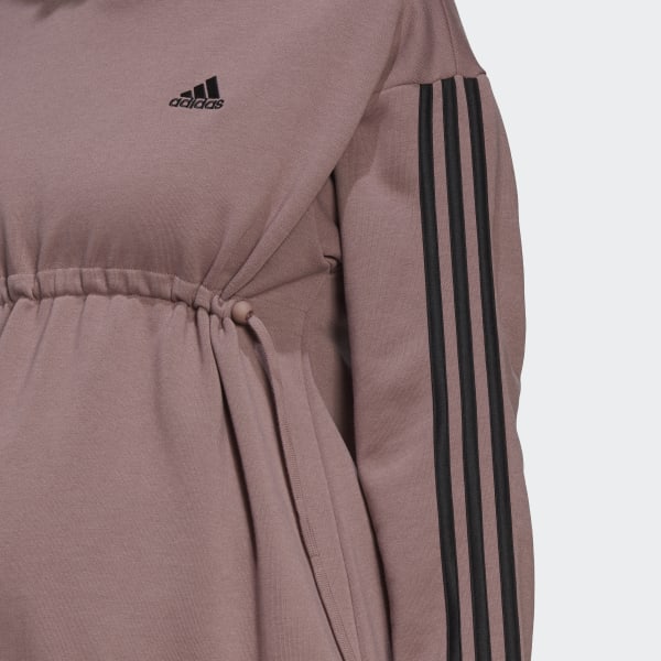Roxo Camisola com Capuz de Algodão 3-Stripes Essentials (Pré-mamã) IRZ43