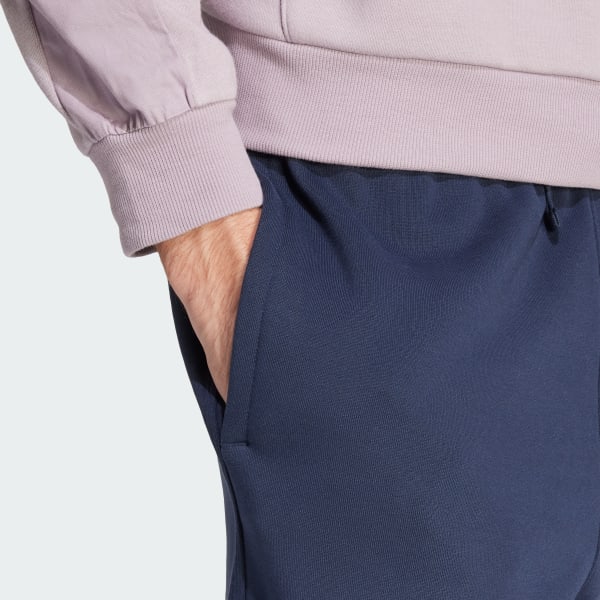 NEW Size M Medium Mens Adidas Polar Fleece Pants in Navy Blue GD0005 Soft  Logo