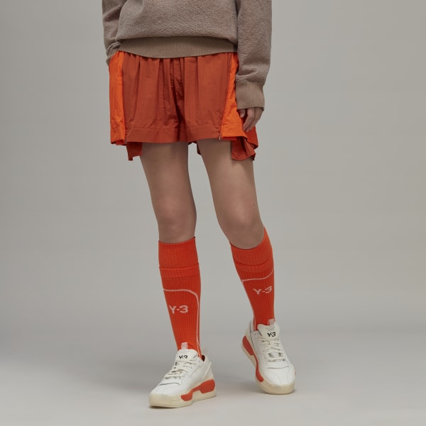 Red Y-3 Classic Light Shell Shorts