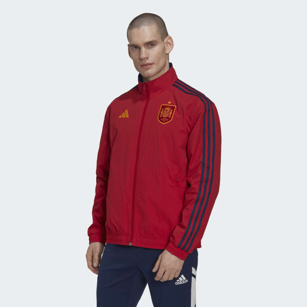 adidas Spain Anthem Jacket - Red Soccer | adidas