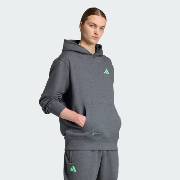 adidas MERCEDES AMG PETRONAS FORMULA ONE TEAM PREMIUM SWEAT HOOD
