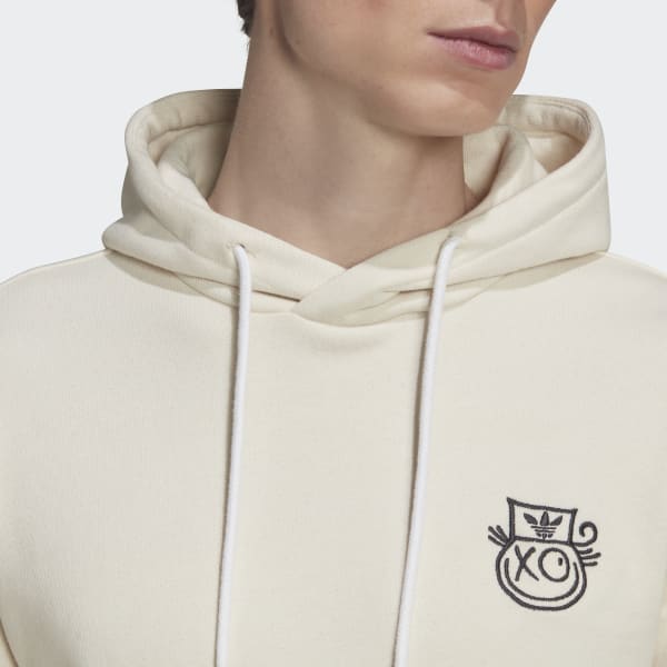Weiss adidas Originals x André Saraiva Hoodie F7016