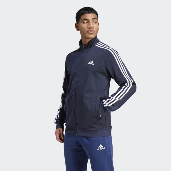 Adidas striped jacket hot sale