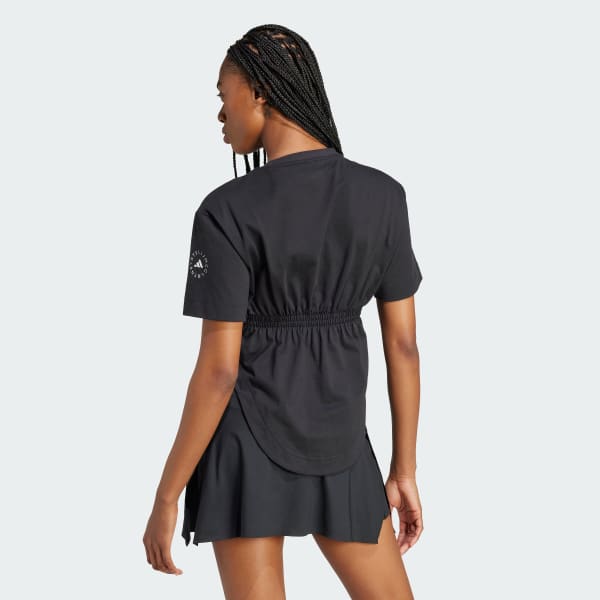 Sort adidas by Stella McCartney Sportswear Curved Hem T-shirt