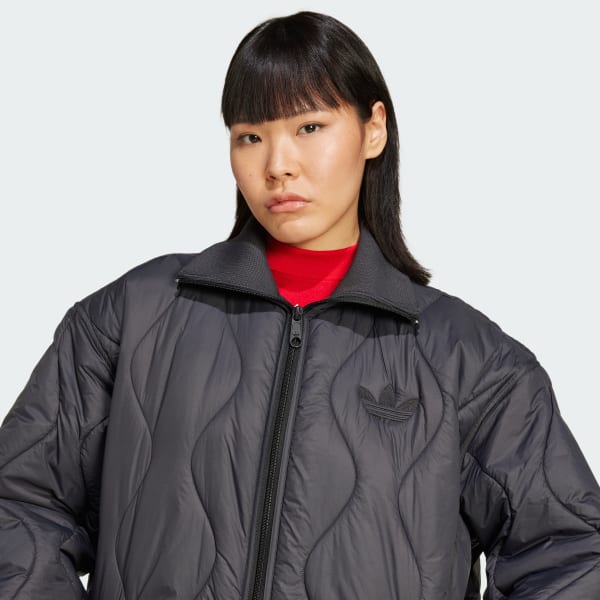 Adidas quilted jacket womens cheap