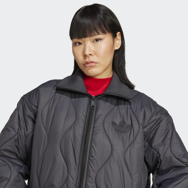 adidas　黒キルティングジャケット レディース　L　アディダス　ゴルフウェア 楽天市場】アディダスキルティングジャケット（レディース