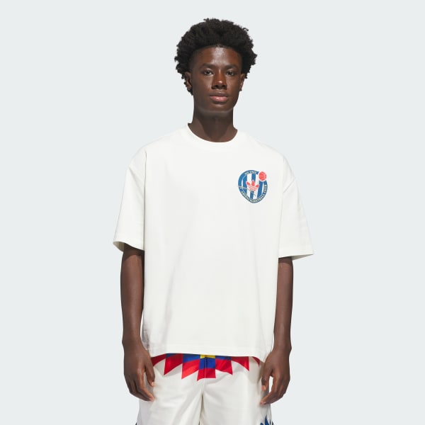 White Originals Basketball Crest Tee