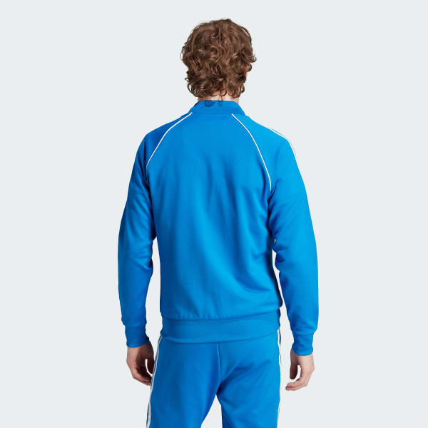 Veste de survêtement bleue Homme Adidas Déstockage|Espace des Marques