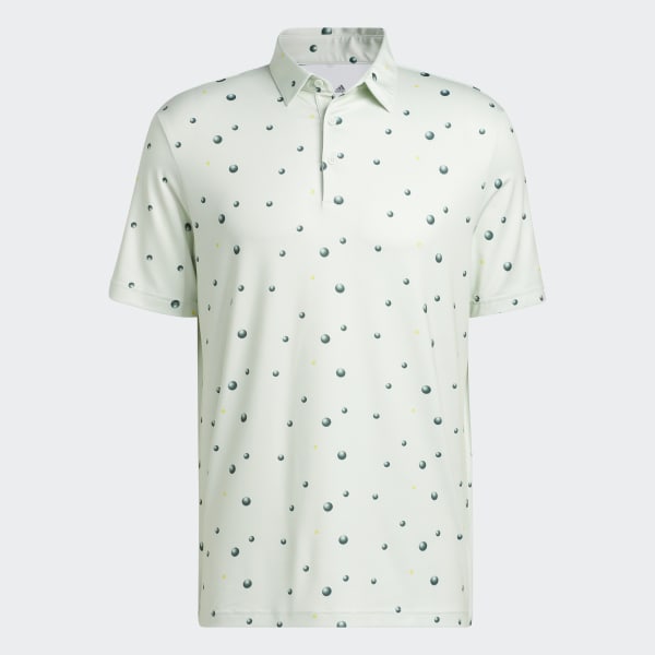 Green Ultimate365 Allover Print Golf Polo Shirt
