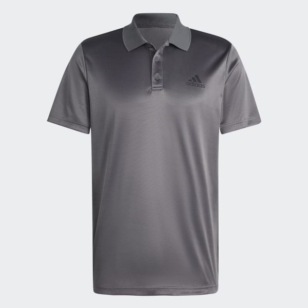 Gris Designed to Move 3-Stripes Polo Shirt