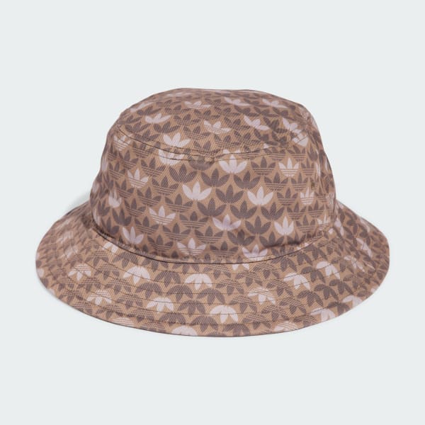 Brown Monogram Bucket Hat