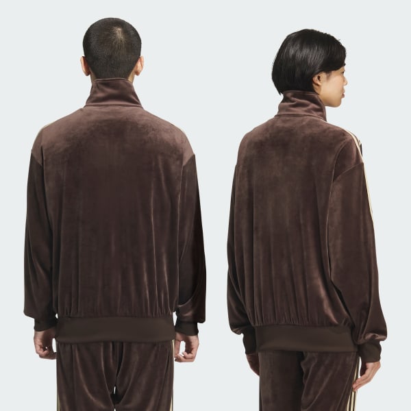 Marron VESTE FB TT VELOUR