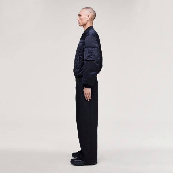 Siyah Y-3 SPORT UNIFORM İNCE ÇİZGİLİ EŞOFMAN ALTI