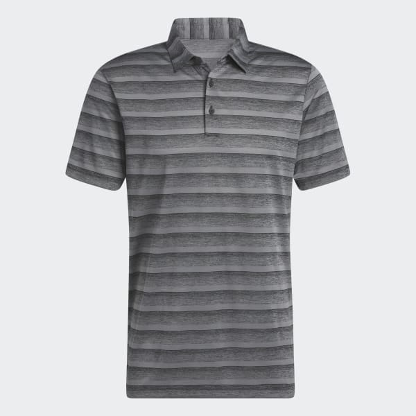 cerná Two-Color Striped Golf Polo Shirt