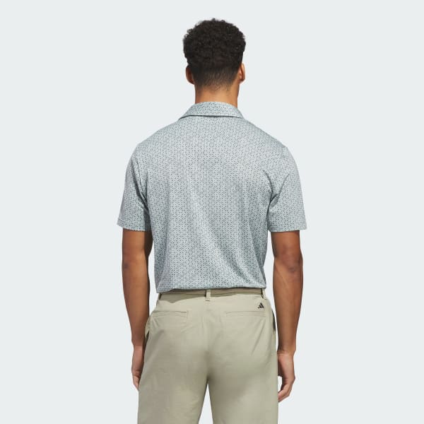 Green ULTIMATE365 MESH TANGO PRINT CLIMACOOL POLO SHIRT