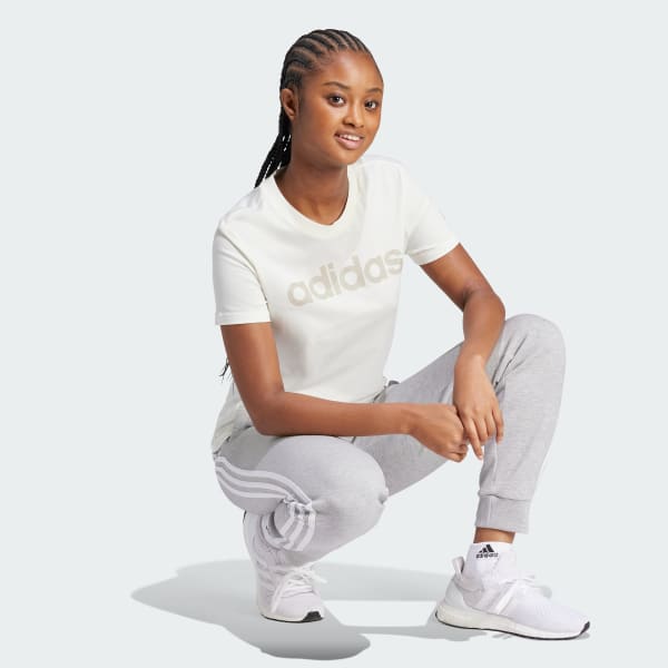 Blanco Camiseta LOUNGEWEAR Essentials Slim Logo