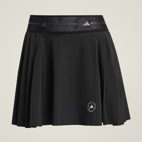 Black adidas By Stella McCartney Training Pleated Skort