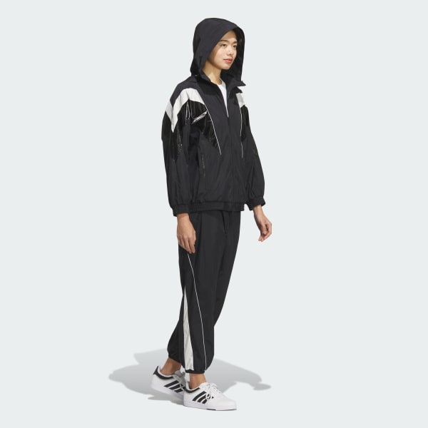 ブラック STADIUM CHROME ウーブンパンツ