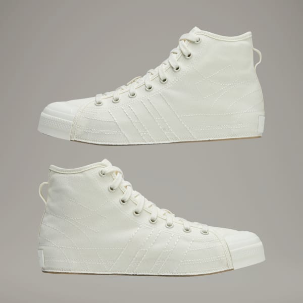 Adidas white high top shop