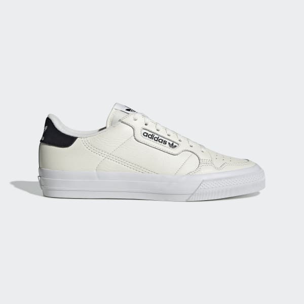 white adidas leather shoes