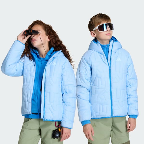Azul Casaca Terrex Xperior CLIMAWARM Acolchada para Niños