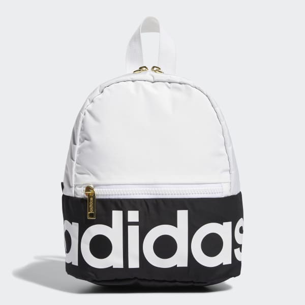adidas black and white mini backpack