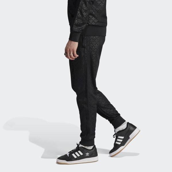 adidas Adicolor Graphics Monogram SST Track Pants - Black, Men's Lifestyle