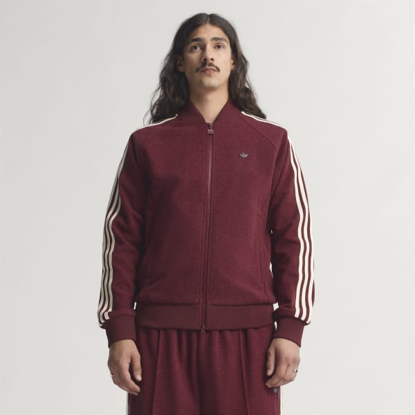 アディダス プレミアム トラックトップ - バーガンディ | アディダス