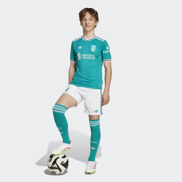 adidas Liverpool FC 25/26 Third Jersey Kids - Green | adidas