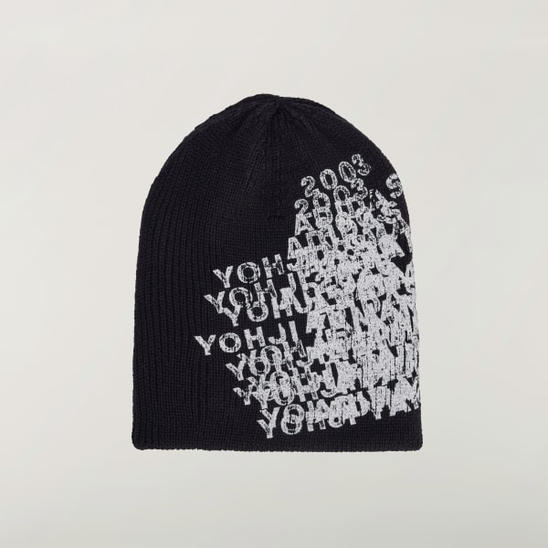 Nero Y-3 GRAPHIC BEANIE