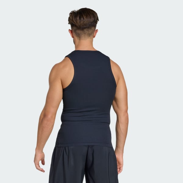 cierna Športové tielko POWER ESSENTIALS WORKOUT RIB TANK