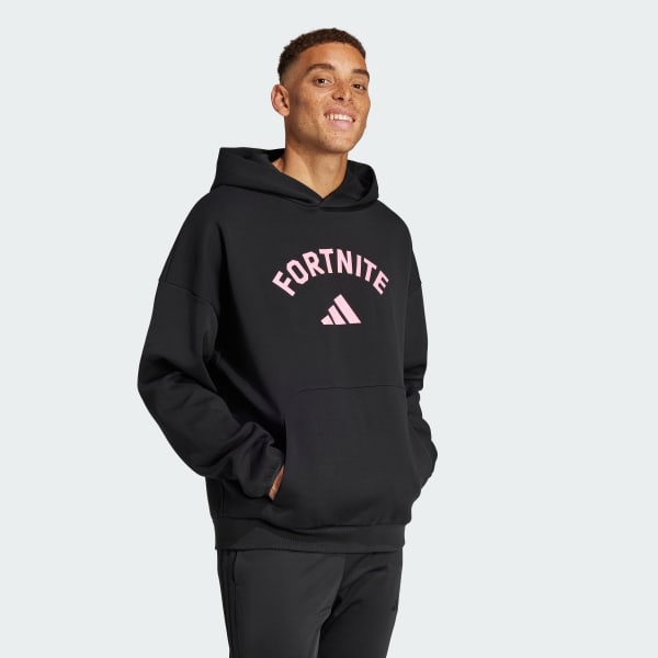 Black adidas x Fortnite Future Icons Small Logo Hoodie