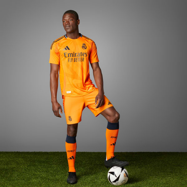 oranzová Dres Real Madrid 24/25 Away Authentic