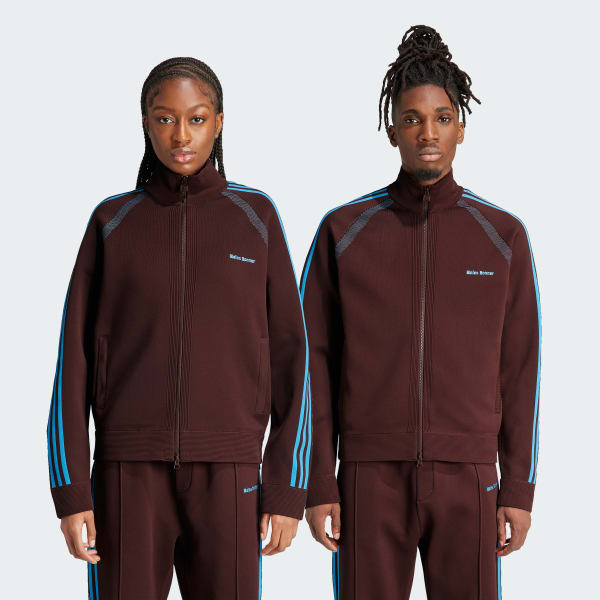 Brown Wales Bonner Statement Knit Track Top