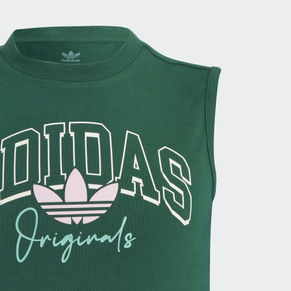 Zielony Collegiate Graphic Pack Crop Top