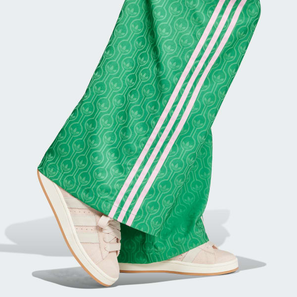 adidas 70s Wide Leg Pants Green adidas Thailand