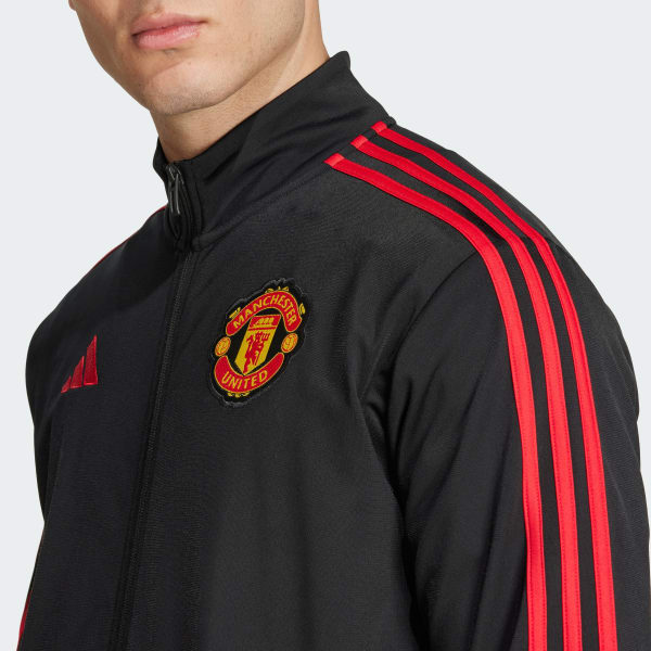 トップス adidas Manchester United Track Top adidas Manchester United DNA Track Top - Black | Free