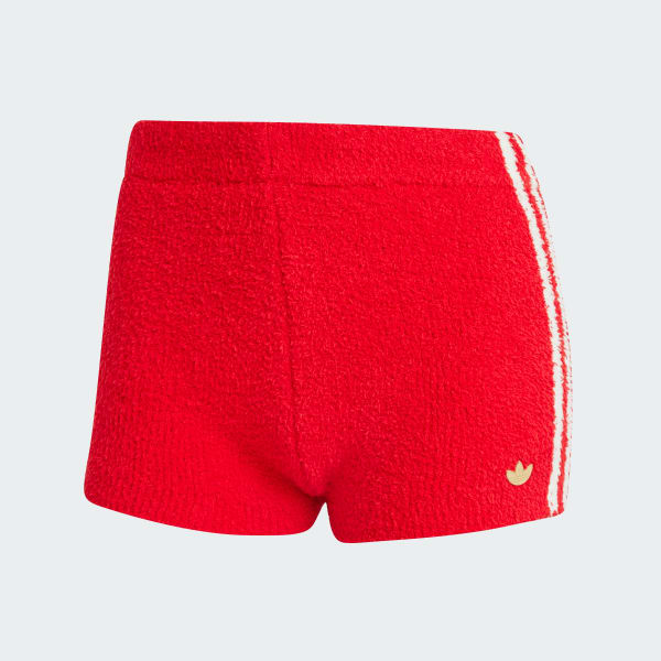 Red Premium Fully Fashioned Knit Shorts